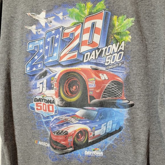 NASCAR Vintage Daytona 500 Graphic T-Shirt For Men - Officially Licensed Racing Tee - View #3